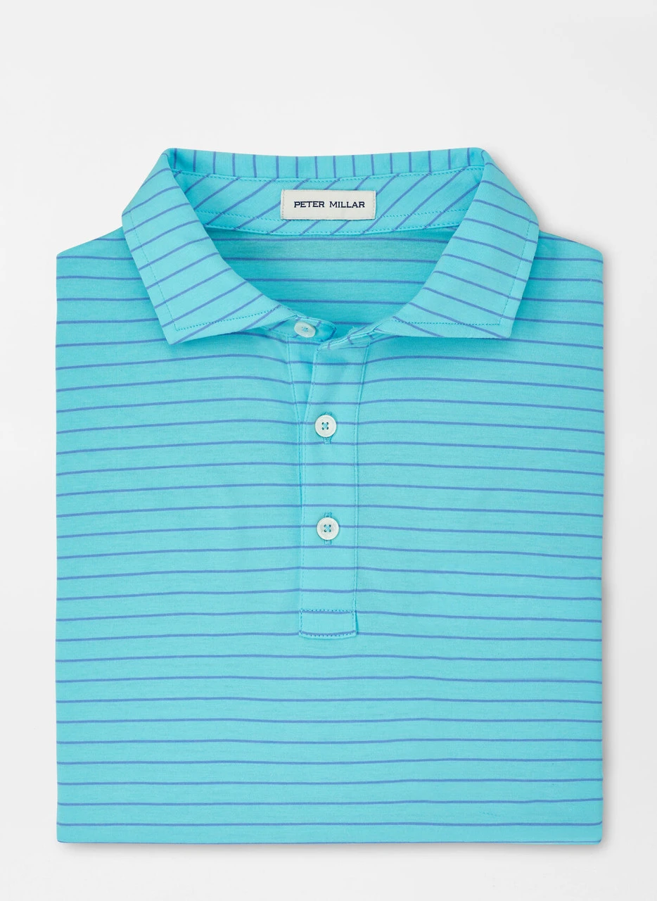Peter Millar Pilot Mill Cedar Polo: Radiant Blue 3 Peter Millar Pilot Mill Cedar Polo: Radiant Blue