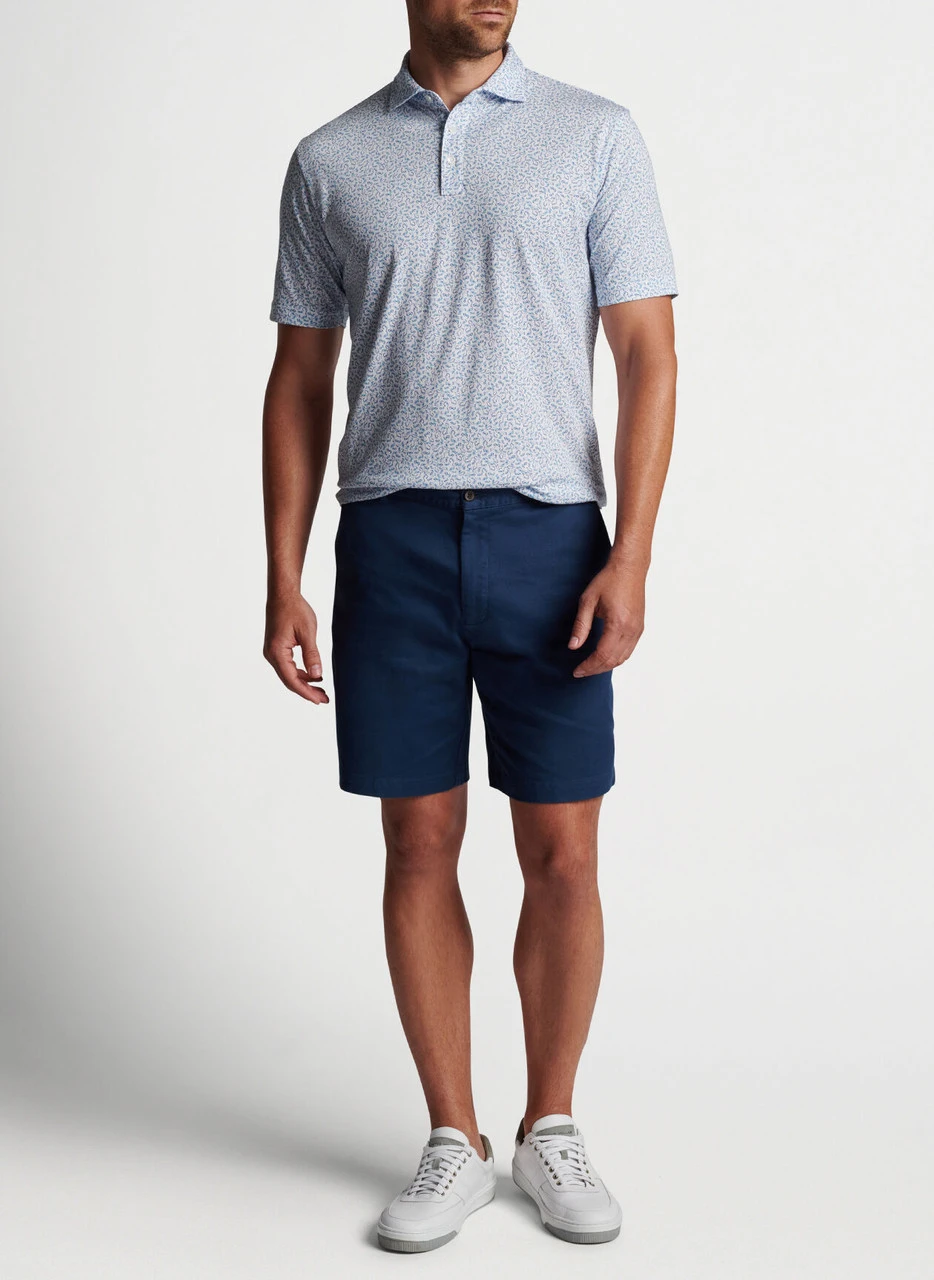 Peter Millar Pilot Mill Sunglasses Printed Polo: White 6 Peter Millar Pilot Mill Sunglasses Printed Polo: White - Image 4