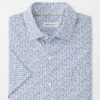 Peter Millar Screwdriver Sunday Cotton-Stretch Sport Shirt: Twilight Blue -Fashion Clothing MS23W01SUF TWLTB 57948.1675197088