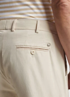 Peter Millar Crown Crafted Surge Performance Trouser: British Cream -Fashion Clothing MS23XB00FB BCRM ALT B 73954.1674075571