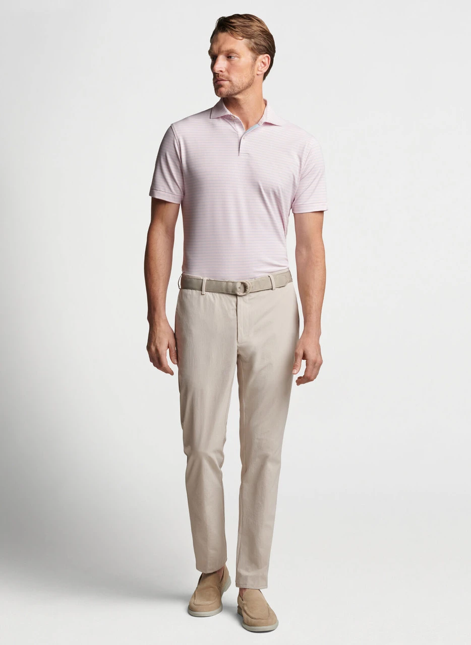 Peter Millar Duet Performance Jersey Polo: Misty Rose 5 Peter Millar Duet Performance Jersey Polo: Misty Rose - Image 3