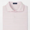 Peter Millar Duet Performance Jersey Polo: Misty Rose