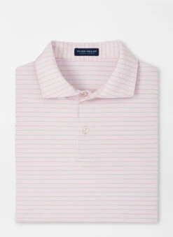 Peter Millar Duet Performance Jersey Polo: Misty Rose