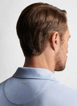 Peter Millar North Star Performance Jersey Polo: White -Fashion Clothing MS23XK05E WHT ALT B 96194.1674757515