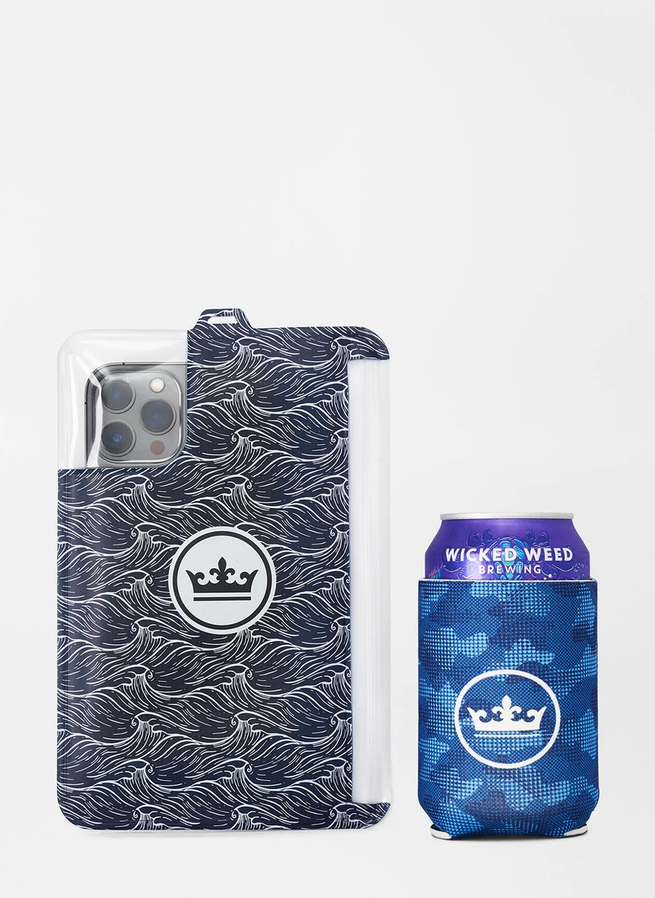 Peter Millar Crown Crafted Palma Dot Swim Trunk: Channel Blue 8 Peter Millar Crown Crafted Palma Dot Swim Trunk: Channel Blue - Image 6