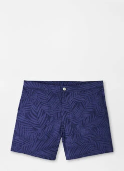 Peter Millar Crown Crafted Palm Swim Trunk: Navy