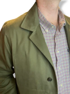 Seaward And Stearn Work Coat: Olive/Camo -Fashion Clothing Olive Work Coat 3 81099.1666816716