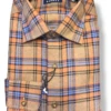 Stantt Autumn Top Dye Flannel -Fashion Clothing Orange and Brown 23182.1666734537