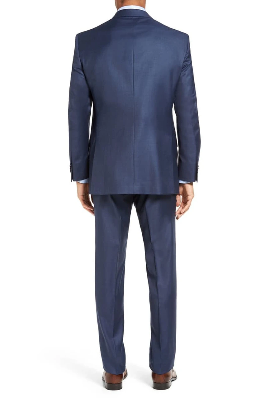 Peter Millar Flynn Mid Blue Sharkskin Suit 6 Peter Millar Flynn Mid Blue Sharkskin Suit - Image 4