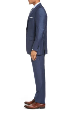 Peter Millar Flynn Mid Blue Sharkskin Suit 10 Peter Millar Flynn Mid Blue Sharkskin Suit -Fashion Clothing Peter Millar Flynn Suit 3 08771.1585259528