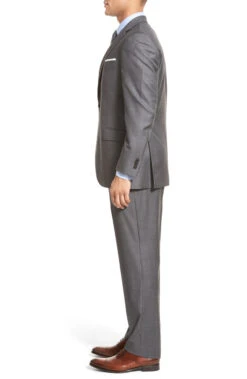 Peter Millar Flynn Grey Sharkskin Suit -Fashion Clothing Peter Millar Flynn Suit 3 52496.1593104937