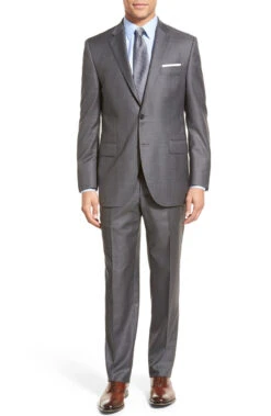 Peter Millar Flynn Grey Sharkskin Suit -Fashion Clothing Peter Millar Flynn Suit 08806.1593104937
