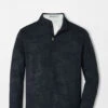 Peter Millar Perth Camo Performance Quarter-Zip: Black 2 Peter Millar Perth Camo Performance Quarter-Zip: Black -Fashion Clothing Peter Millar Perth Camo Black 30221.1671566457