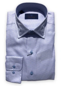 David Donahue Multi Color Pinwheel Fusion Shirt