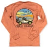 Craig Reagin Jeep Sunset Long Sleeve T-shirt: Mauve 2 Craig Reagin Jeep Sunset Long Sleeve T-shirt: Mauve -Fashion Clothing PhotoRoom 16 17139.1637771614