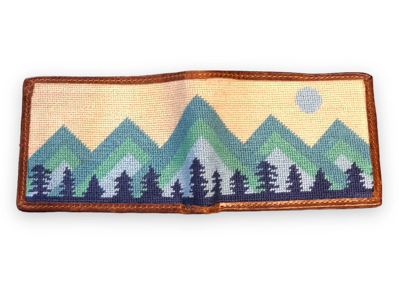 Smathers & Branson Bi-fold Wallet: Mod Mountain 4 Smathers & Branson Bi-fold Wallet: Mod Mountain - Image 2