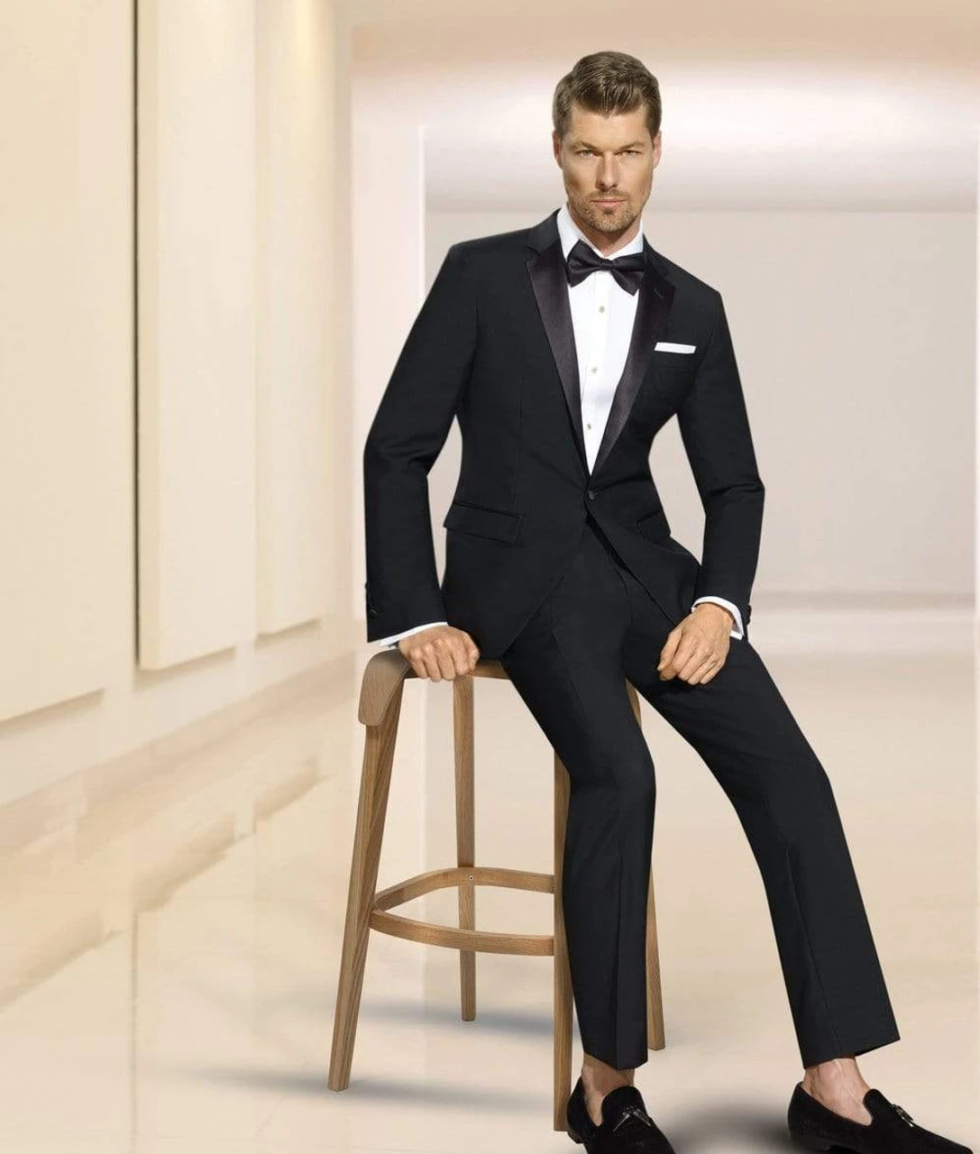 Prive By Maxman Notch Lapel Tuxedo: Black 3 Prive By Maxman Notch Lapel Tuxedo: Black