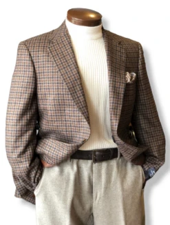 Maxdavoli By MaxMan Reda Brown Check Sport Coat