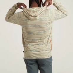 Howler Brothers Loggerhead Hoodie: Mescal: Oyster -Fashion Clothing S23 LS Shirts Loggerhead Mescal Oyster Back 91828.1675981877