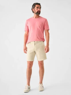 Faherty Stretch Terryâ„¢ Short (7.5" Inseam): Stone
