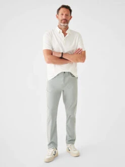 Faherty Movement™ Short-Sleeve Polo: White 9 Faherty Movement™ Short-Sleeve Polo: White -Fashion Clothing SP23 faherty mens MKC0115 WHT SS MOVEMENT POLO WHITE B front 1 1000x 46296.1679341087