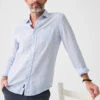 Faherty Linen Laguna Shirt: Summer Classic Stripe 1 Faherty Linen Laguna Shirt: Summer Classic Stripe -Fashion Clothing SU23 faherty mens MWU2312 UCL linen laguna shirt summer classic stripe lead 2000x 81373.1683137220