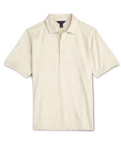 Scott Barber Pima/Silk Pique Polo: White