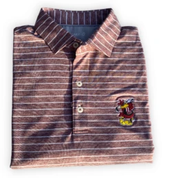 Johnnie-O Newton Performance Polo: Maroon - Swinging Cocky