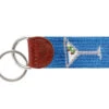 Smathers And Branson Needlepoint Key Fob - Shrimp Cocktail 1 Smathers And Branson Needlepoint Key Fob - Shrimp Cocktail -Fashion Clothing Shrimp Cocktail Fob 23752.1494887150