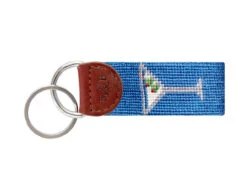Smathers And Branson Needlepoint Key Fob - Shrimp Cocktail