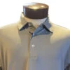 Craig Reagin Solid Polo: Silver -Fashion Clothing Silver Polo 77158.1680208073