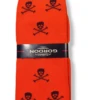Gordon Of New Orleans Team Sock Skull And Crossbones - Orange -Fashion Clothing Skull and Crossbone 88173.1657381074