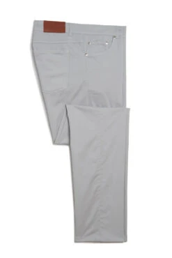 Scott Barber Luxe Sateen 5 Pocket Chino: Mist