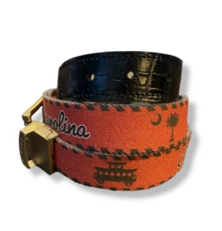 Craig Reagin University Of South Carolina Reversible Belt: Camo / USC Emblems
