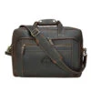 Perfect Pattern Leather "Greenhead" An Original Bottomland Full Grain Italian Leather Briefcase