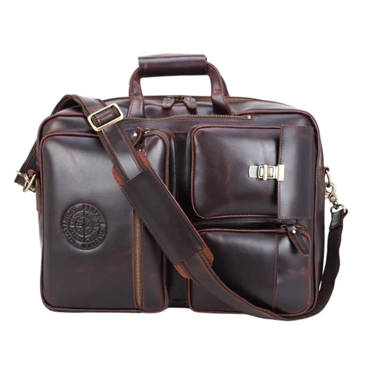 Perfect Pattern Leather "Pintallard" A Hybrid Briefcase/Backpack 3 Perfect Pattern Leather "Pintallard" A Hybrid Briefcase/Backpack