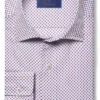David Donahue White & Berry Palmette Print Shirt -Fashion Clothing a1 23998.1681321892
