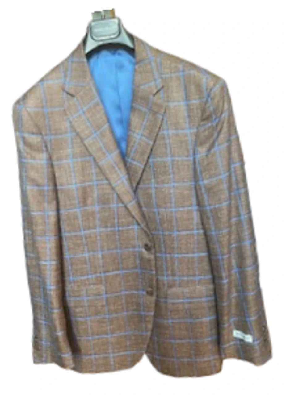 Peter Millar Flynn Brown Windowpane Sportcoat 3 Peter Millar Flynn Brown Windowpane Sportcoat
