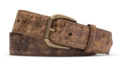 W. Kleinberg Vintage Ostrich Calf Belt: Cognac