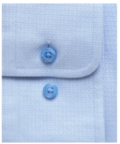 David Donahue Sky Blue Textured Dobby Dress Shirt -Fashion Clothing a3 20766.1644696144