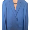 Max Davoli By Maxman Blue Shark Skin Sportcoat -Fashion Clothing a 21724.1684183673