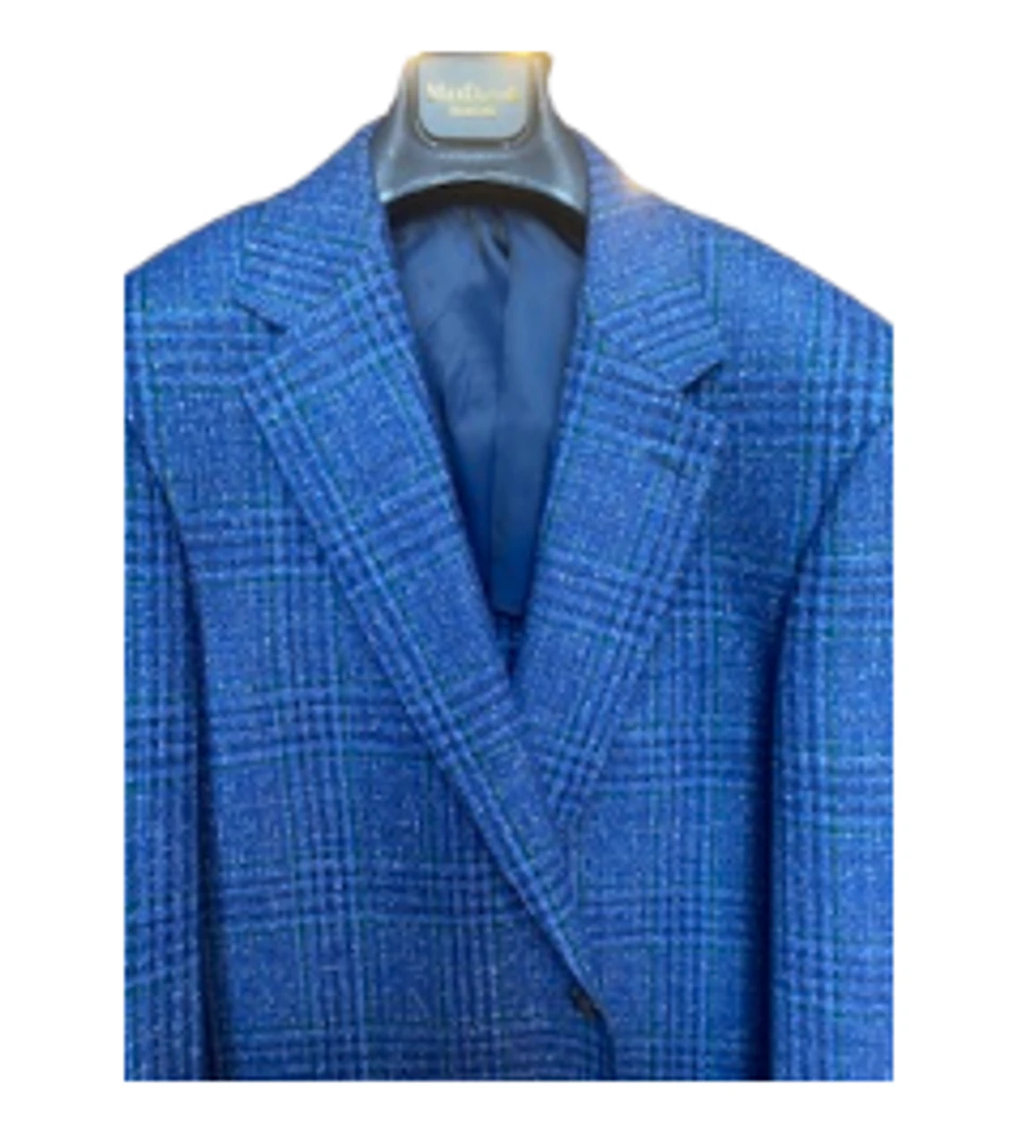 Max Davoli By MaxMan Blue/Green Plaid Soft Sportcoat 3 Max Davoli By MaxMan Blue/Green Plaid Soft Sportcoat