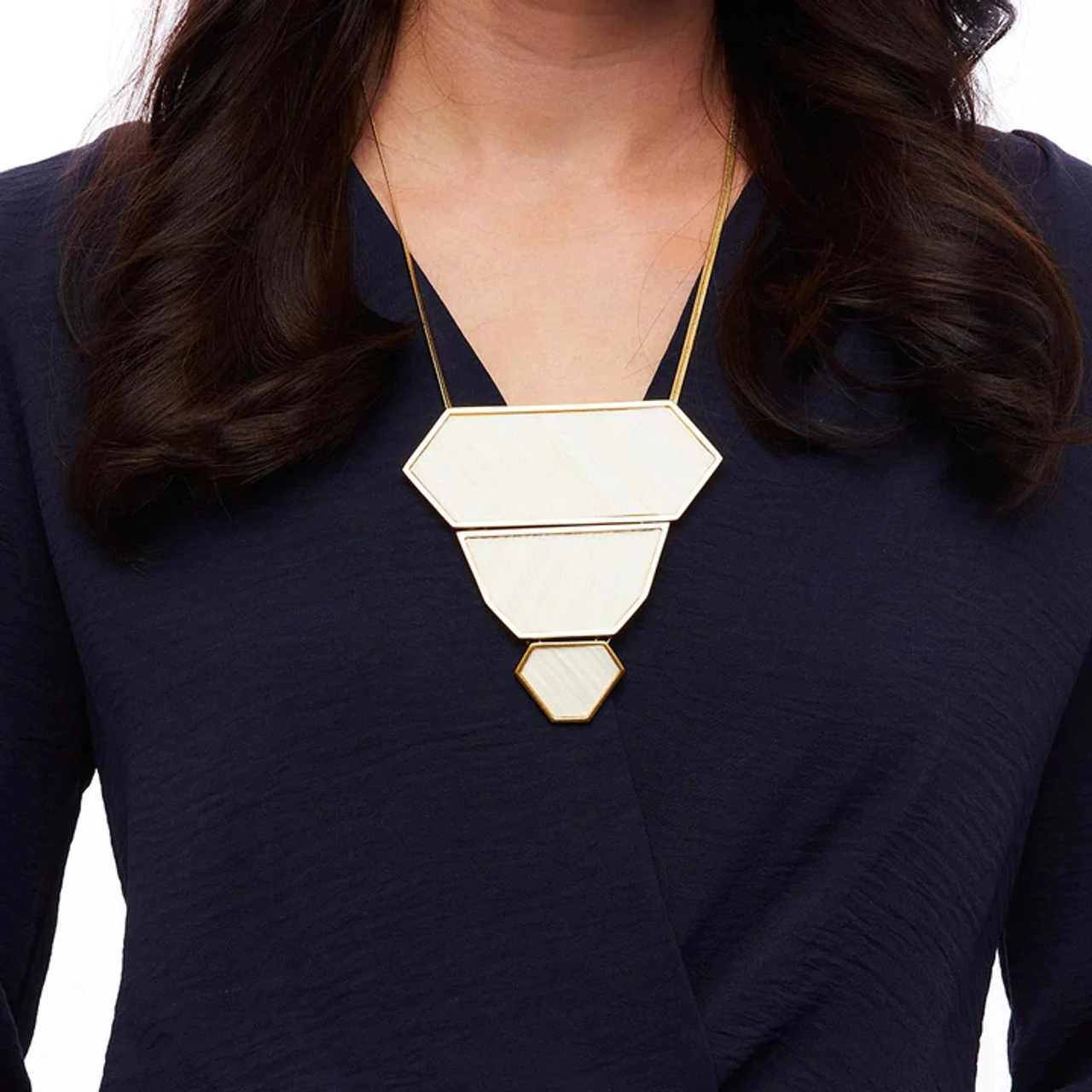 Brackish Statement Necklace: Abyad 4 Brackish Statement Necklace: Abyad - Image 2