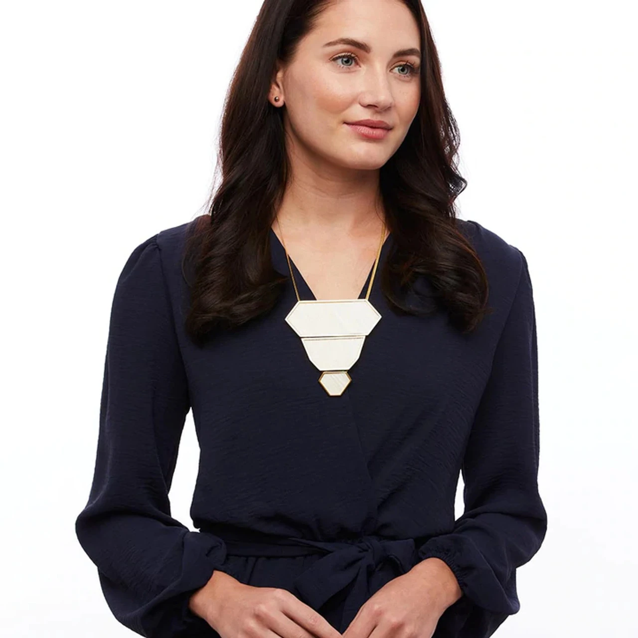 Brackish Statement Necklace: Abyad 6 Brackish Statement Necklace: Abyad - Image 4