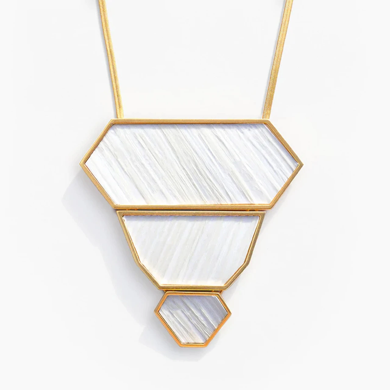 Brackish Statement Necklace: Abyad 3 Brackish Statement Necklace: Abyad