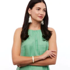 Brackish Thin Cuff : Alba -Fashion Clothing alba feather thin cuff lifestyle 2 720x 80367.1651865050