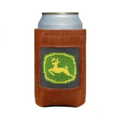 Smathers And Branson John Deere Needlepoint Can Cooler