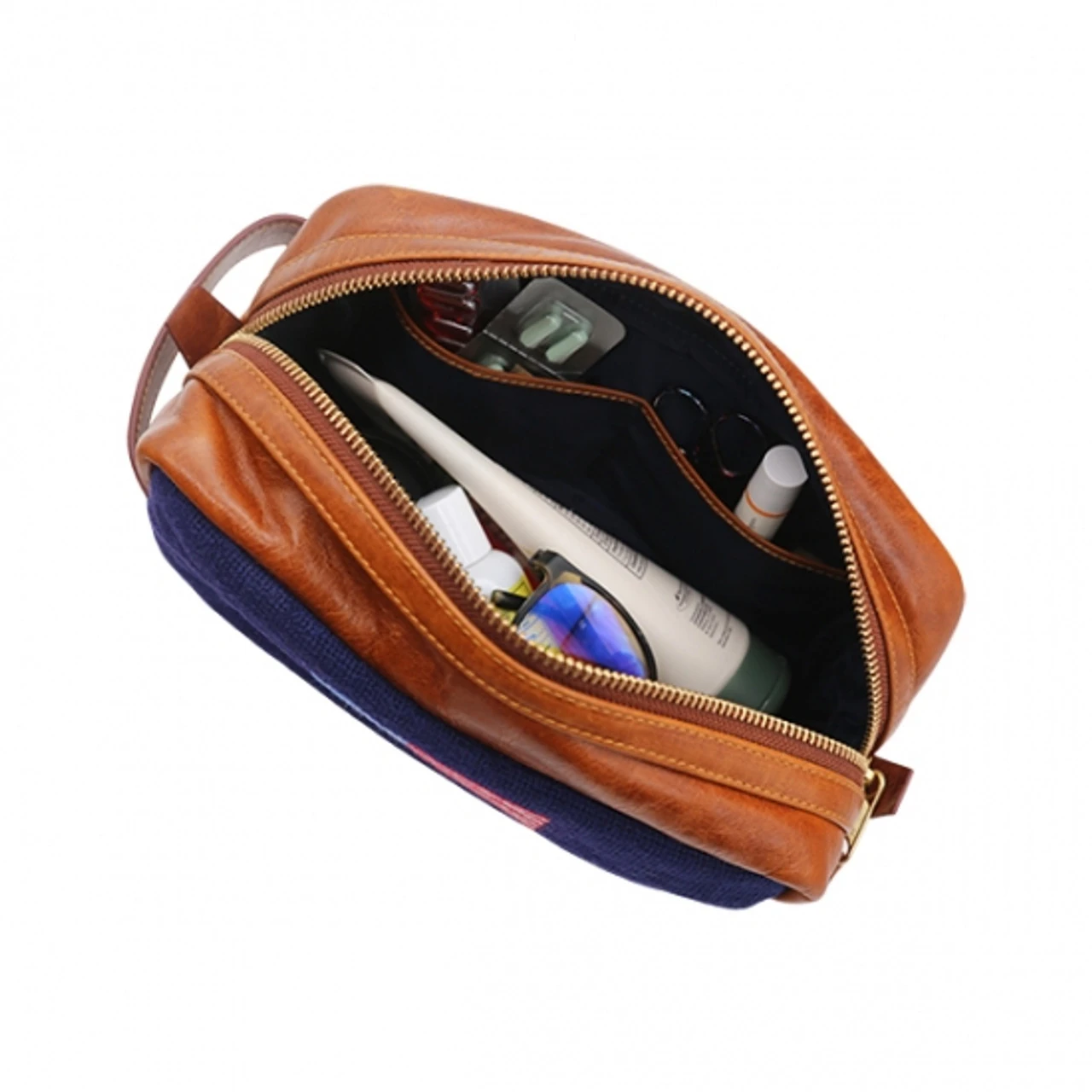 Smathers And Branson Needlepoint Toiletry Bag: Arnold Palmer 4 Smathers And Branson Needlepoint Toiletry Bag: Arnold Palmer - Image 2