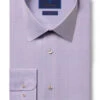 David Donahue Berry Micro Textured Non-Iron Dress Shirt