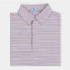 Genteal Bight Stripe Performance Polo: Garnet -Fashion Clothing bightstripeimages8 99014.1678122175